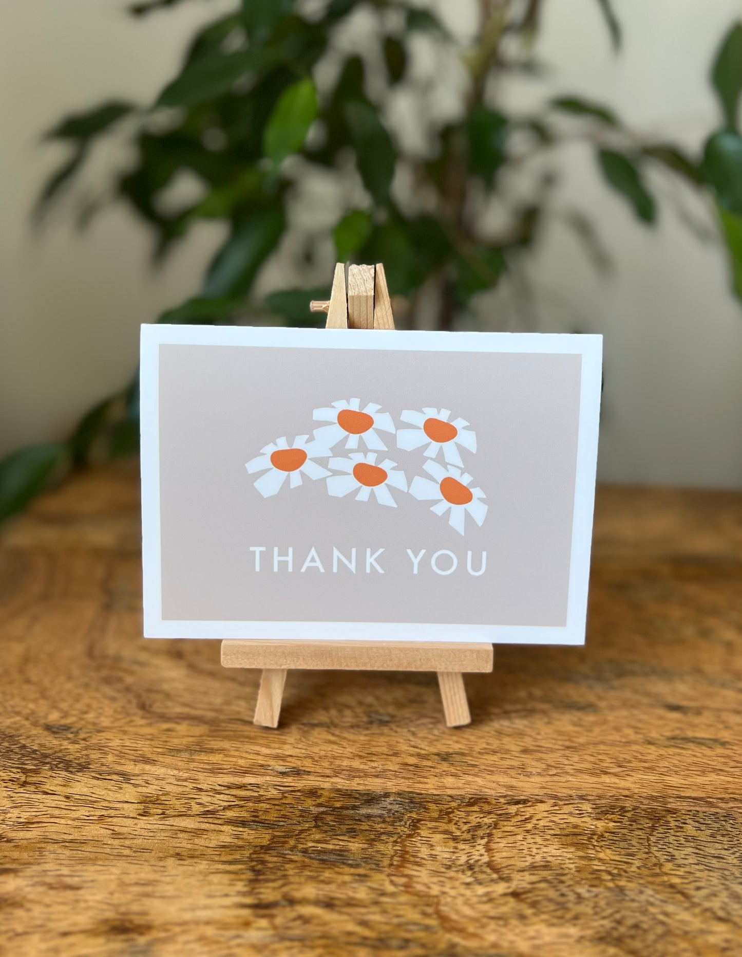 Scandi Daisy Thank You card