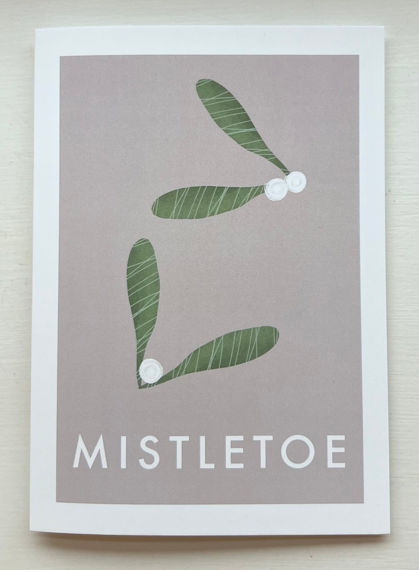 Mistletoe Christmas Card