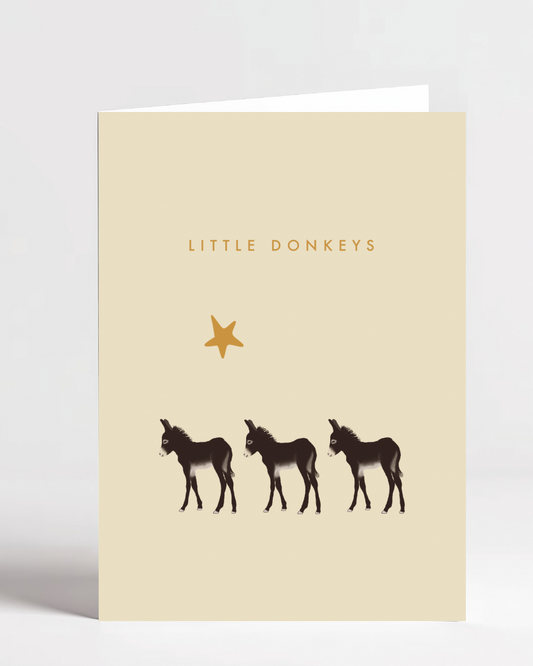 Little Donkeys Card
