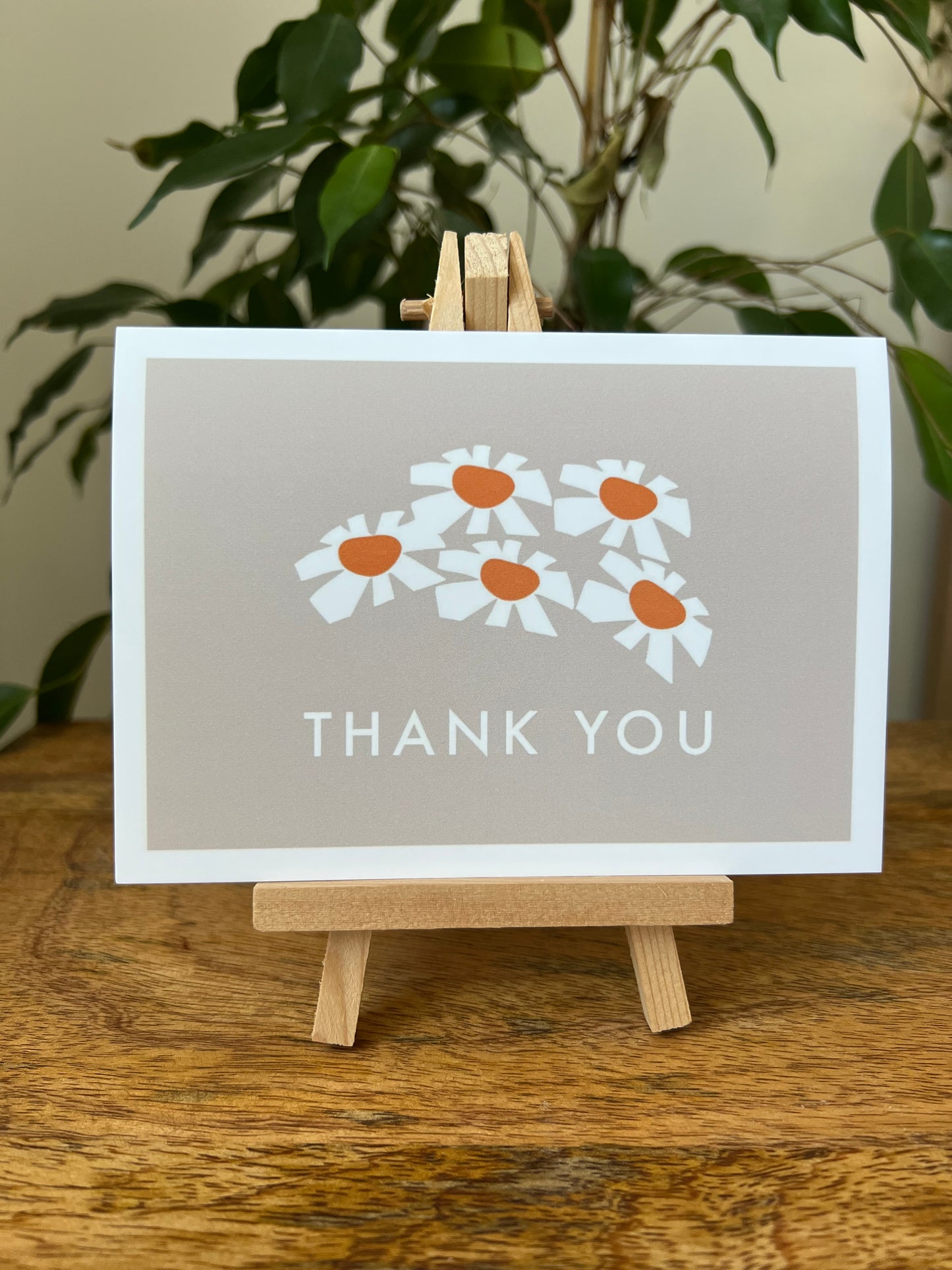 Scandi Daisy Thank You card