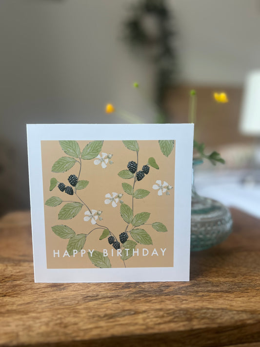 Bramble Birthday Card